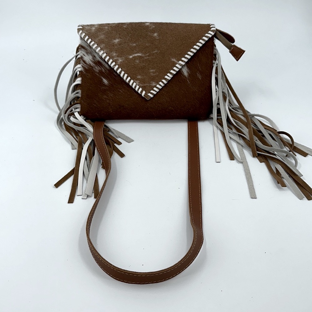 Genuine Cowhide Leather Myra Bohemian Style bag.